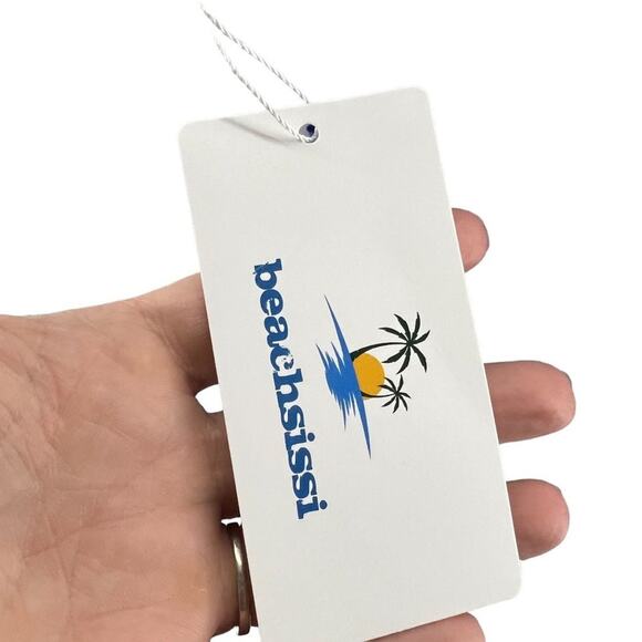 Beach Sissi Tankini Swim Set Boyshorts Striped Swimsuit Womens Xlarge - Picture 2 of 7